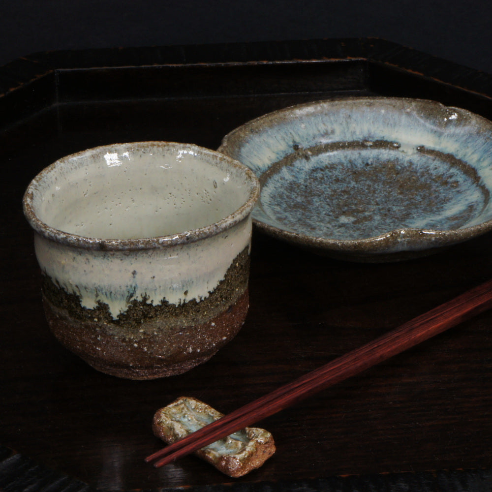 朝鮮唐津ぐい呑 H1015 浜本洋好作