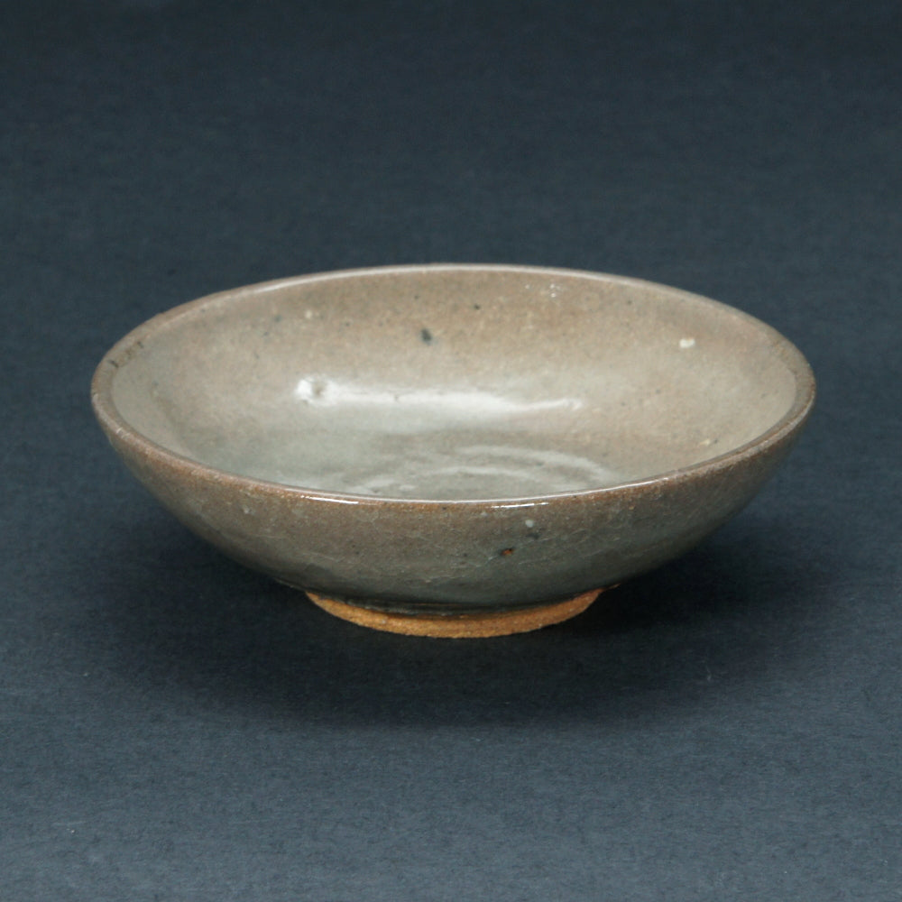 灰釉小皿 H1221 浜本洋好作
