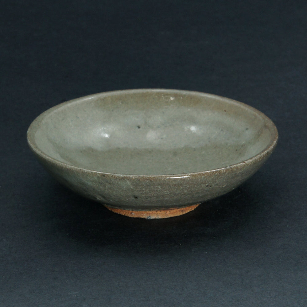 灰釉小皿 H1222 浜本洋好作