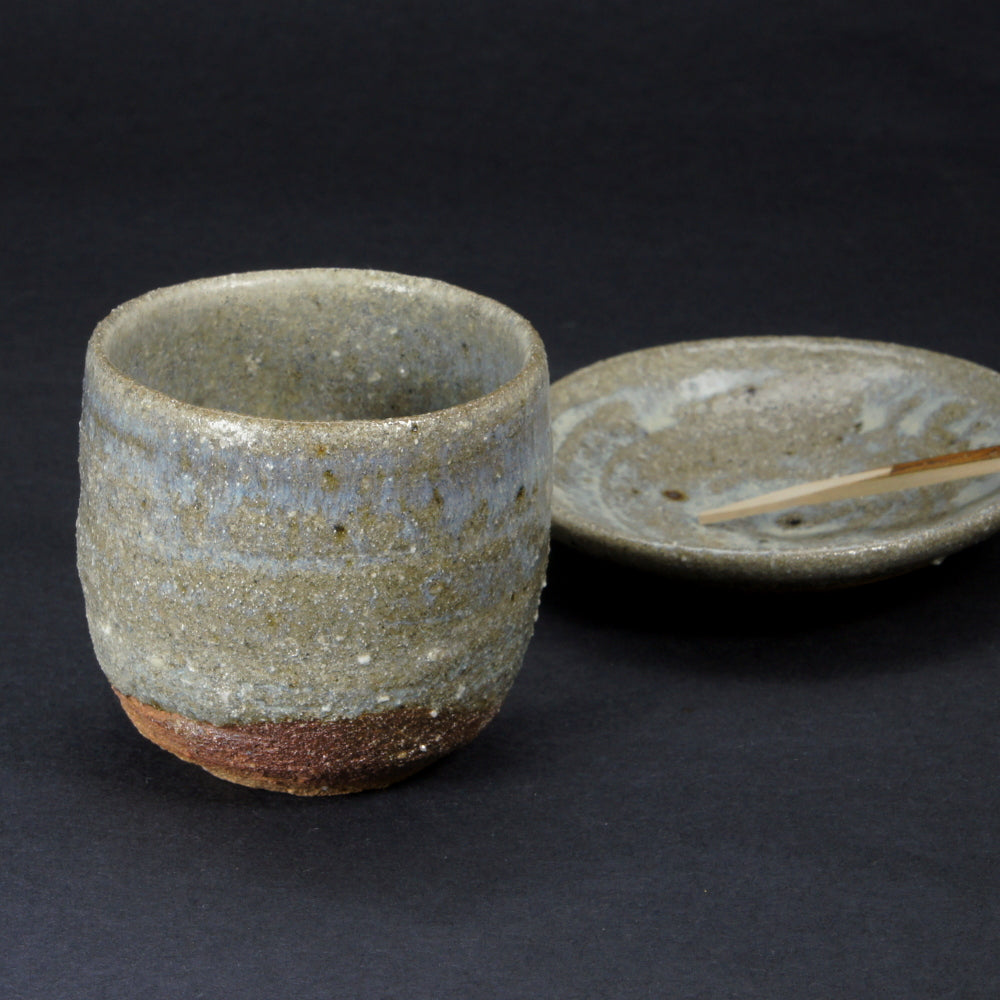 斑唐津湯呑 H1346 浜本洋好作