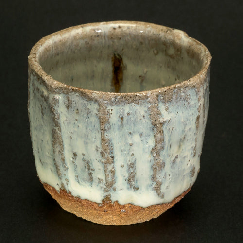 斑唐津鎬ぐい呑 H935 浜本洋好作