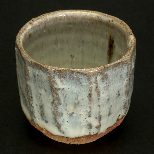 斑唐津鎬ぐい呑 H935 浜本洋好作