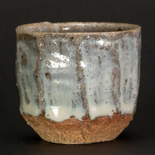 斑唐津鎬ぐい呑 H935 浜本洋好作