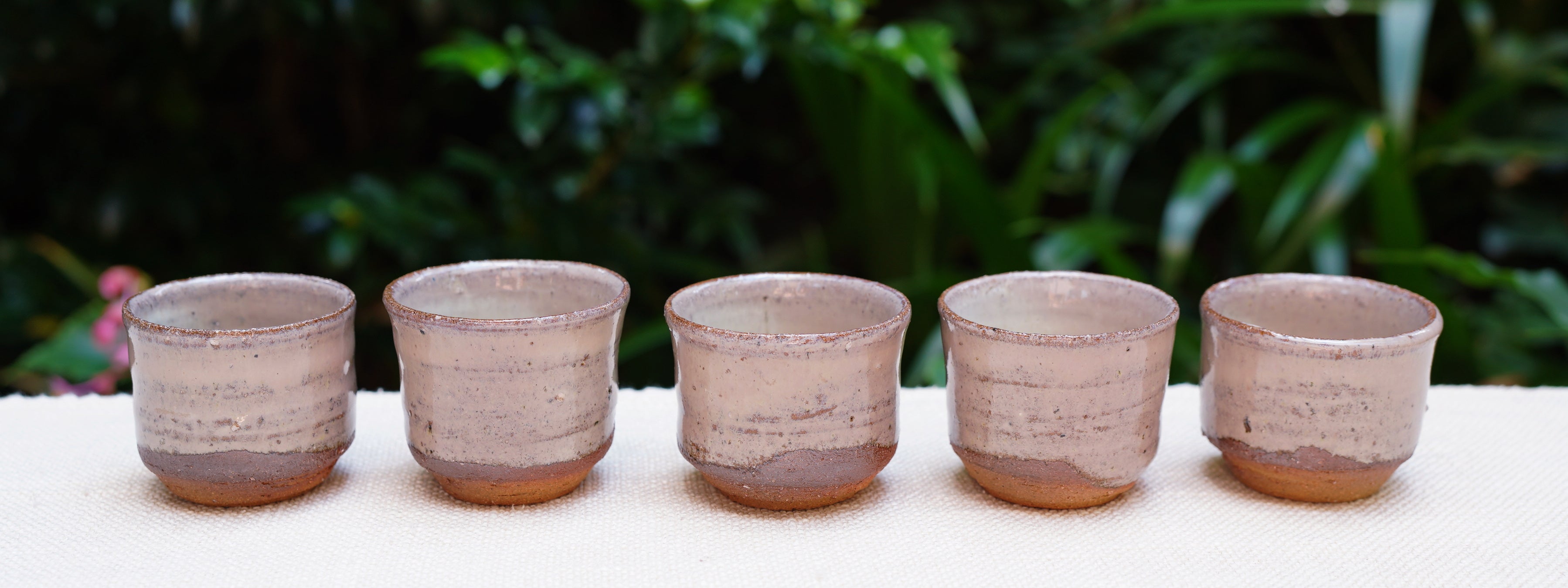 斑唐津面取り湯呑（まだらからつ めんとり）※3800円を約2割引き